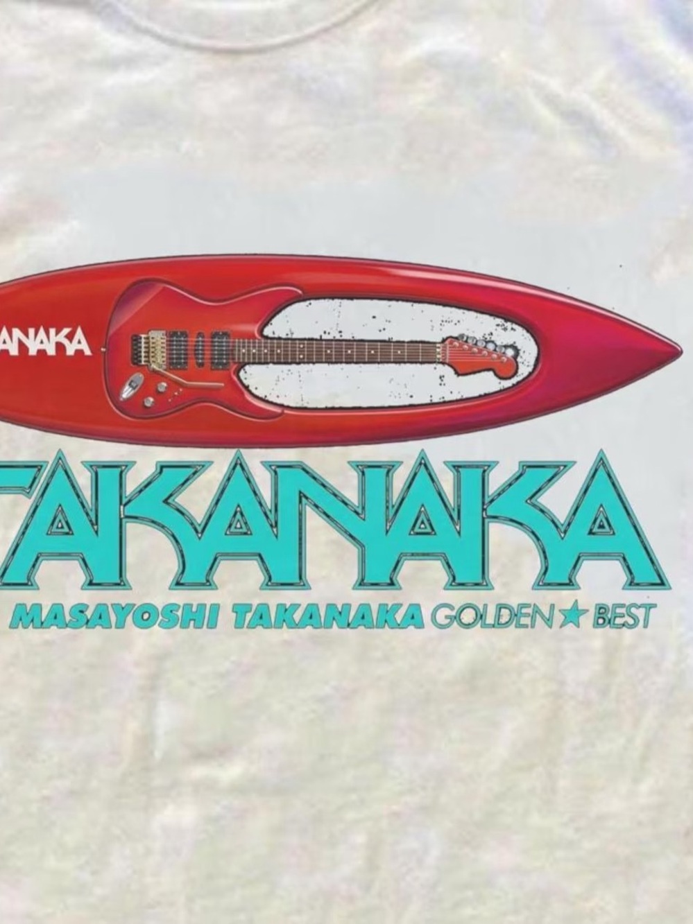 Masayoshi Takanaka Golden Best Shirt, City Pop Guitar Graphic Tee - Picture 2 of 2